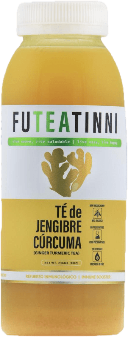 Futeatinni Té de Jengibre y Cúrcuma — 8oz