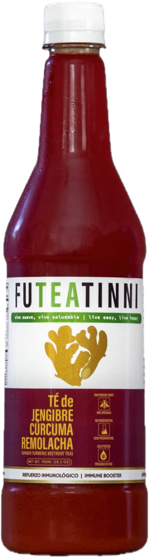 Futeatinni Té de Jengibre, Cúrcuma y Remolacha — 750ml